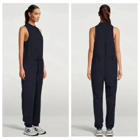 NWT Sweaty Betty Kaya Navy Jumpsuit size Medium - Picture 1 of 13